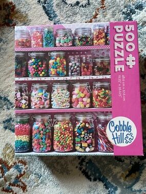 Cobble Hill 500-Piece Candy Shelf Puzzle